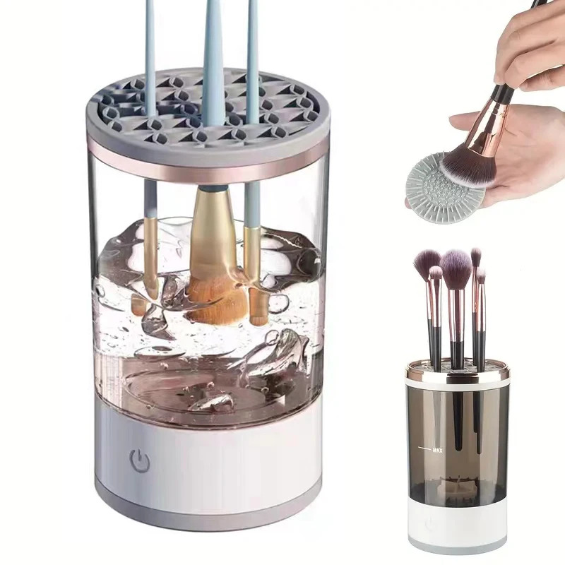 Beauty Makeup Vanity - Automatic Electric Makeup Brush Cleaner USB