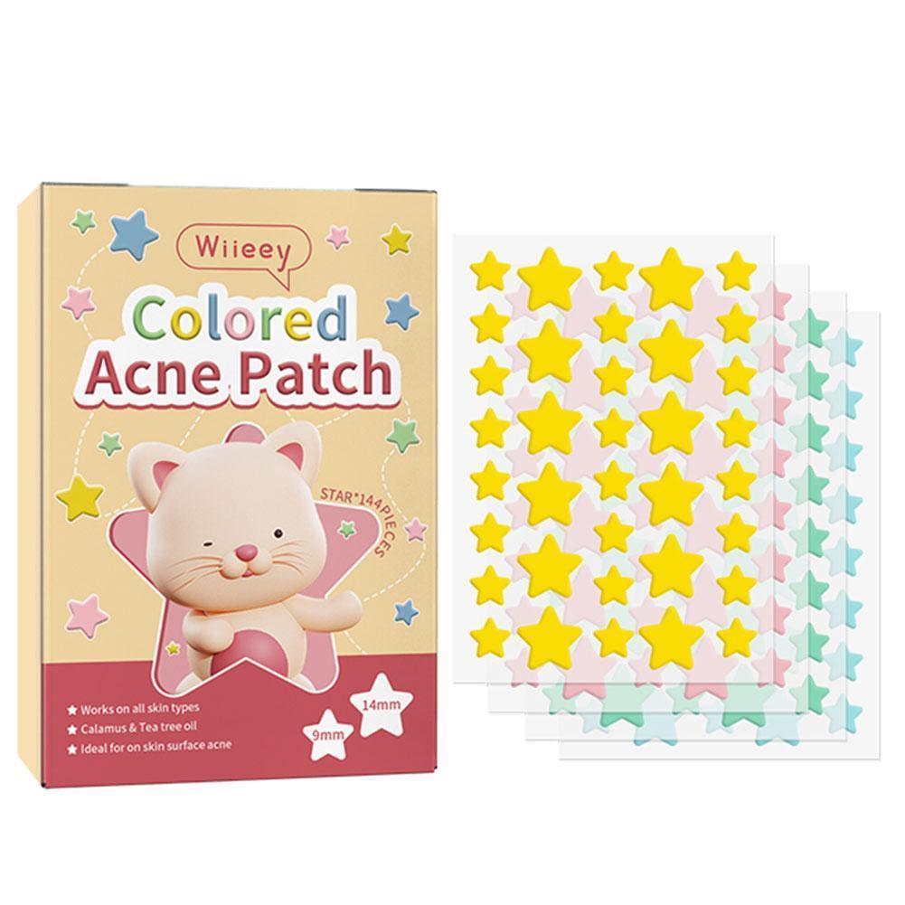 Beauty Makeup Tools Set - 144Pcs/Set Star Pimple Patch Acne Colorful