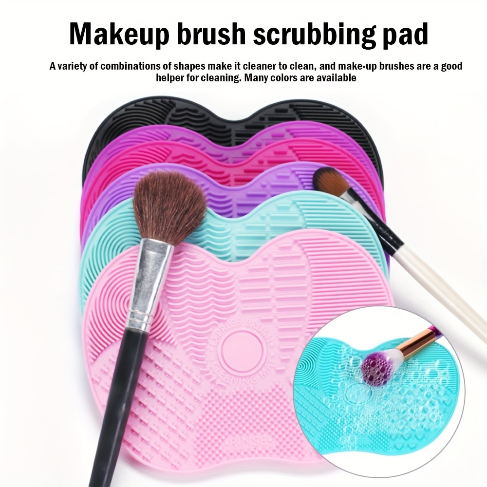 Beauty Makeup Fashion - Apple Shaped Silicone Makeup Brush Cleaning