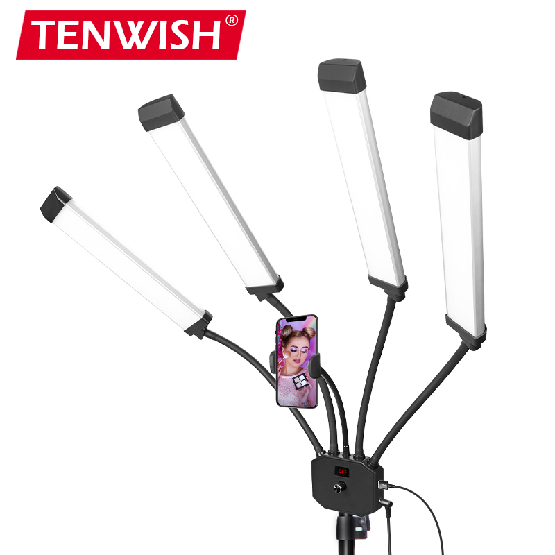 Beauty Makeup Video - Flex Arm LED Fill Light Eliminating