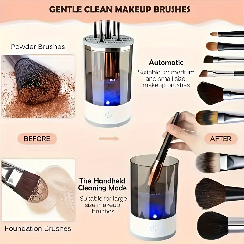 Automatic Electric Makeup Brus - Beauty Makeup Vanity ulasan dan harga