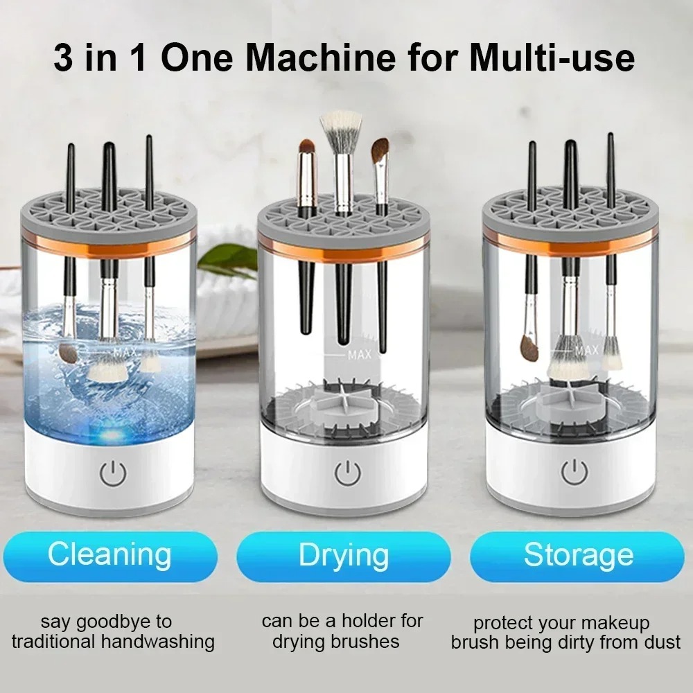 Automatic Electric Makeup Brus - Beauty Makeup Vanity ulasan dan harga