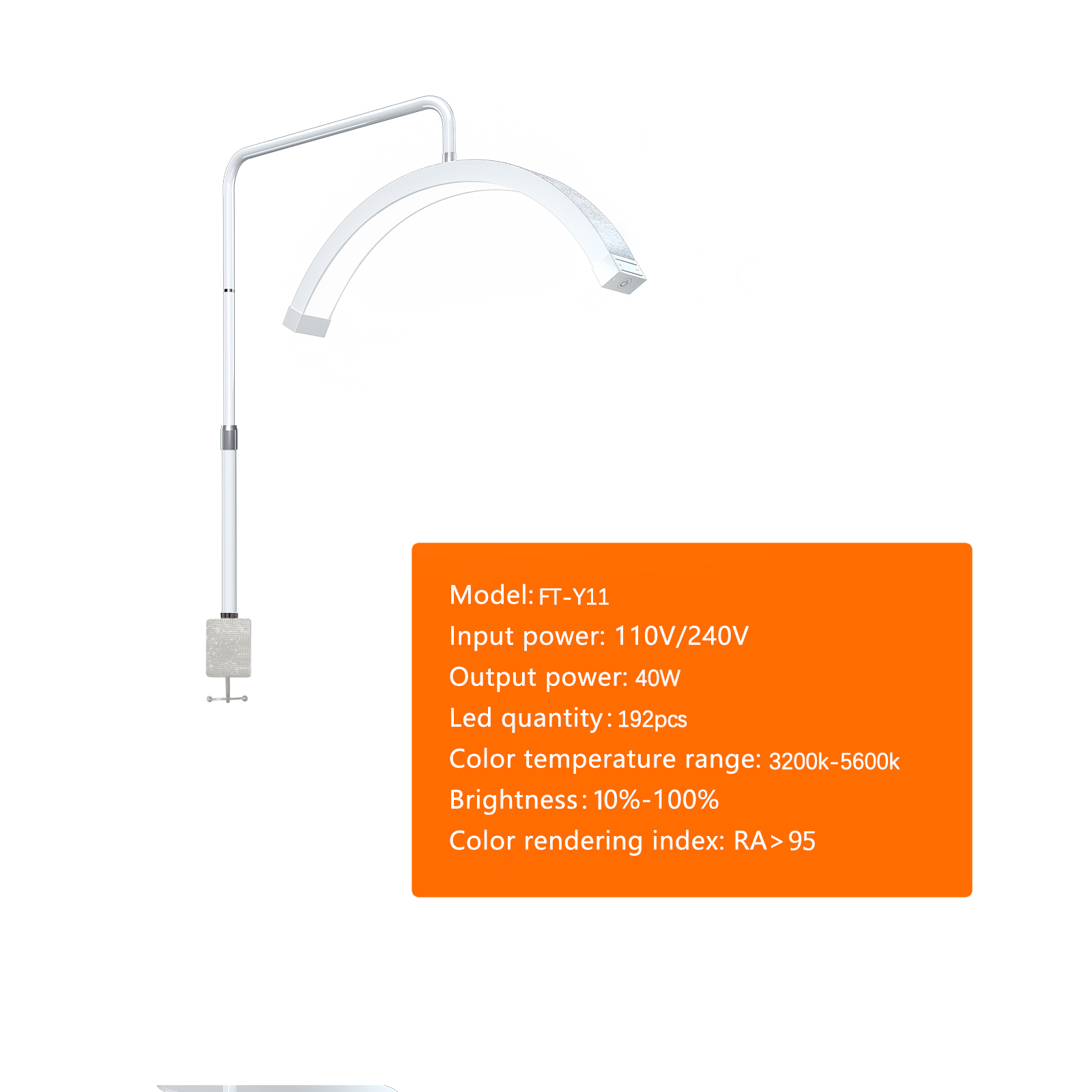 Fusitu FT-Y11 40W Desktop LED  - Beauty Makeup Video ulasan dan harga