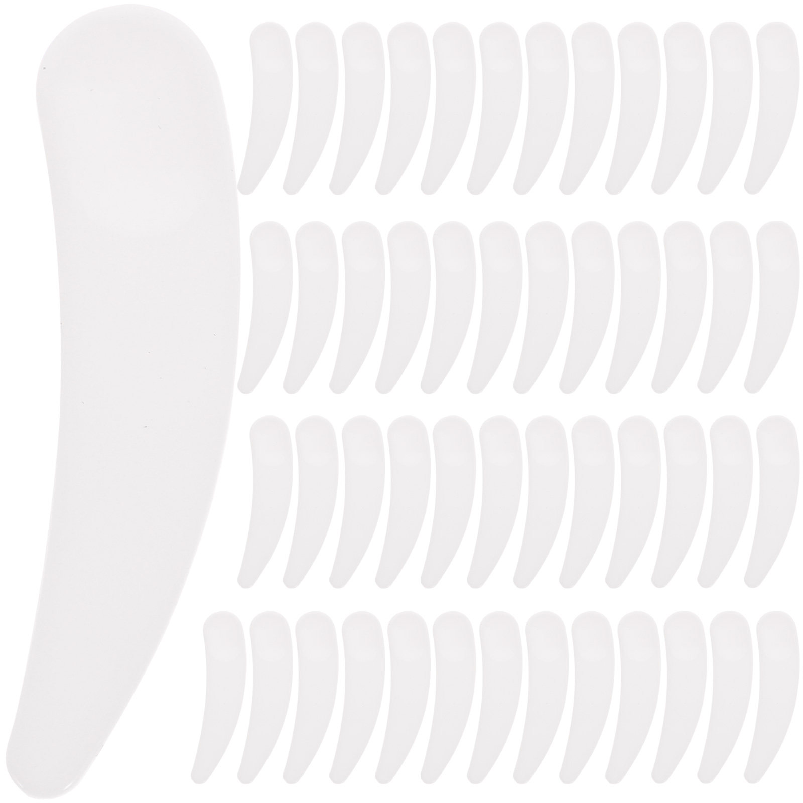50Pcs Spatula Spoon Facial for - Beauty Makeup Vanity ulasan dan harga
