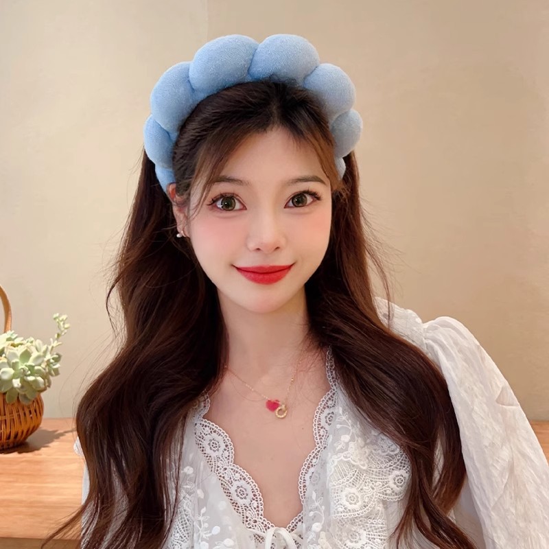 Retro Puffy Hair Band Sponge H - Beauty Makeup Girl ulasan dan harga