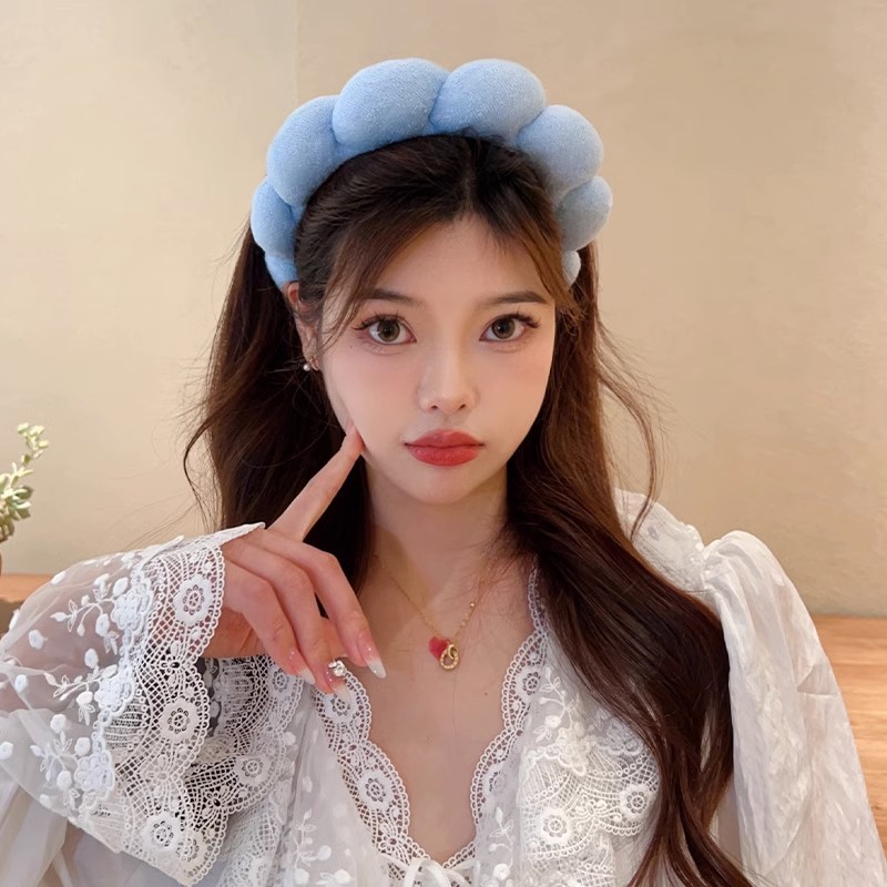 Retro Puffy Hair Band Sponge H - Beauty Makeup Girl ulasan dan harga