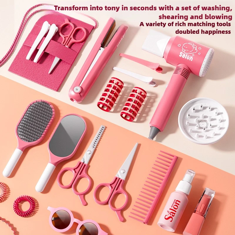 Girls Beauty Salon Set Kids Ha - Beauty Makeup Tools Set ulasan dan harga