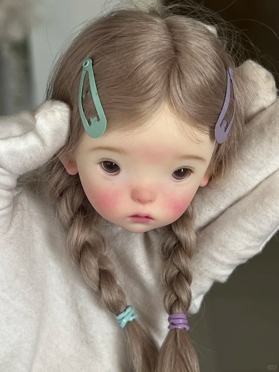 SD BJD Doll 1/6 Landoudou Head - Beauty Makeup Girl ulasan dan harga
