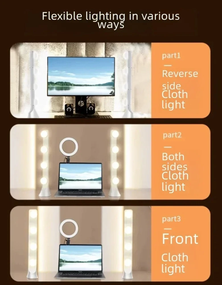 10W Professional ​​LED Fill La - Beauty Makeup Video ulasan dan harga