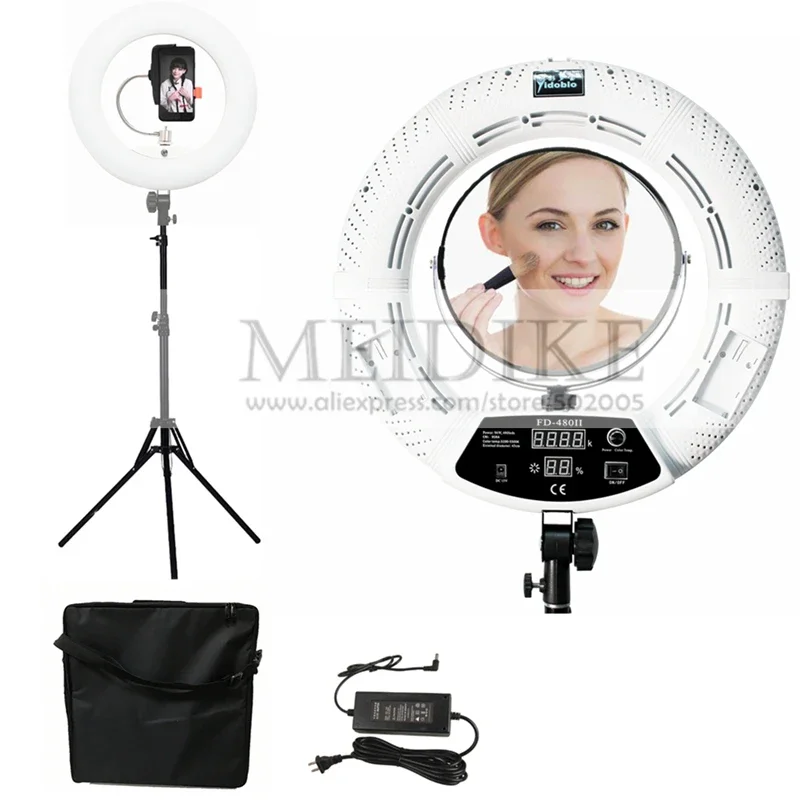Yidoblo 96W Ring Light FD-480  - Beauty Makeup Video ulasan dan harga