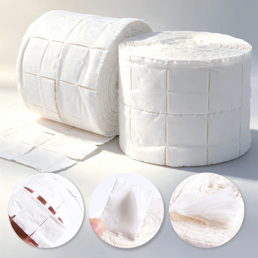 300/500Pcs Roll Lint Free Cott - Beauty Makeup Vanity ulasan dan harga