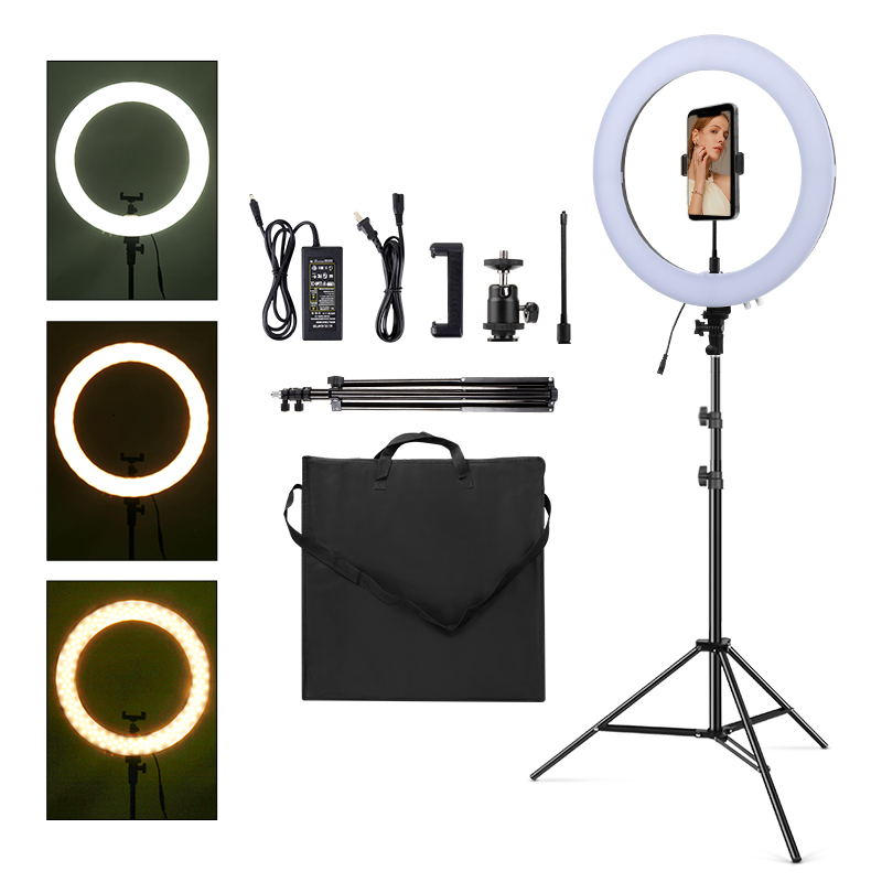 18 inch Ring Light With Tripod - Beauty Makeup Video ulasan dan harga