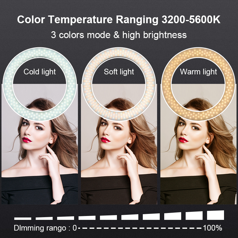 18 inch Ring Light With Tripod - Beauty Makeup Video ulasan dan harga