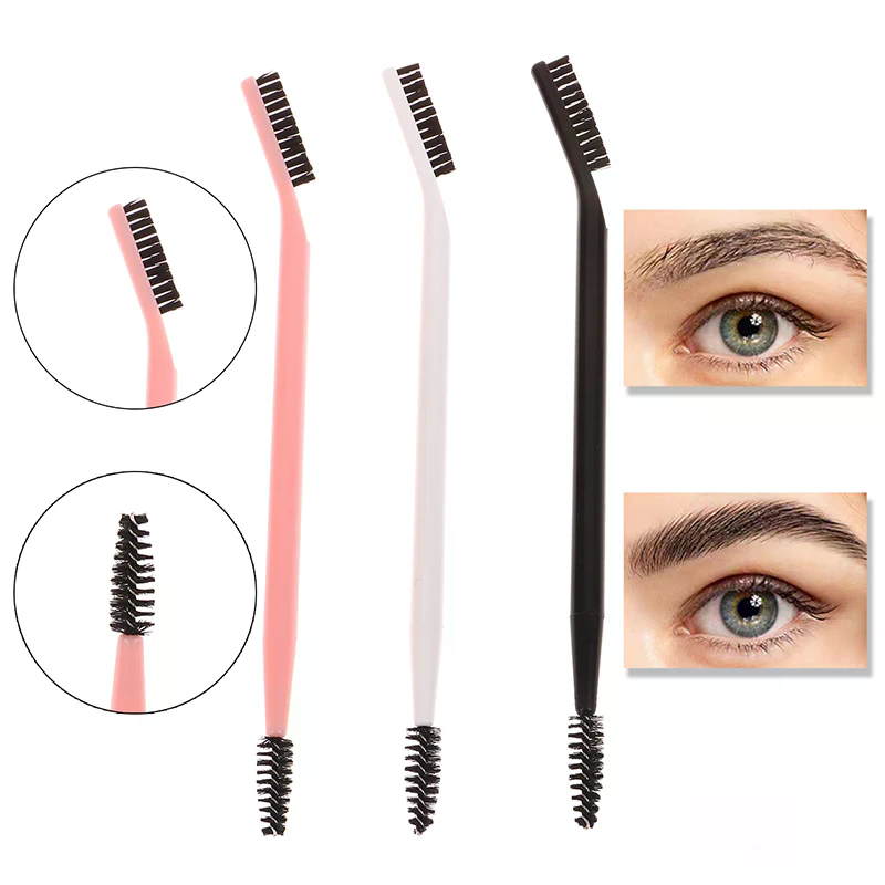 Double Headed Eyebrow Brush Ey - Beauty Makeup Fashion ulasan dan harga