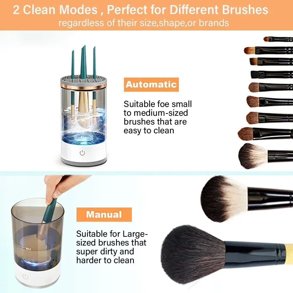 Automatic Electric Makeup Brus - Beauty Makeup Vanity ulasan dan harga