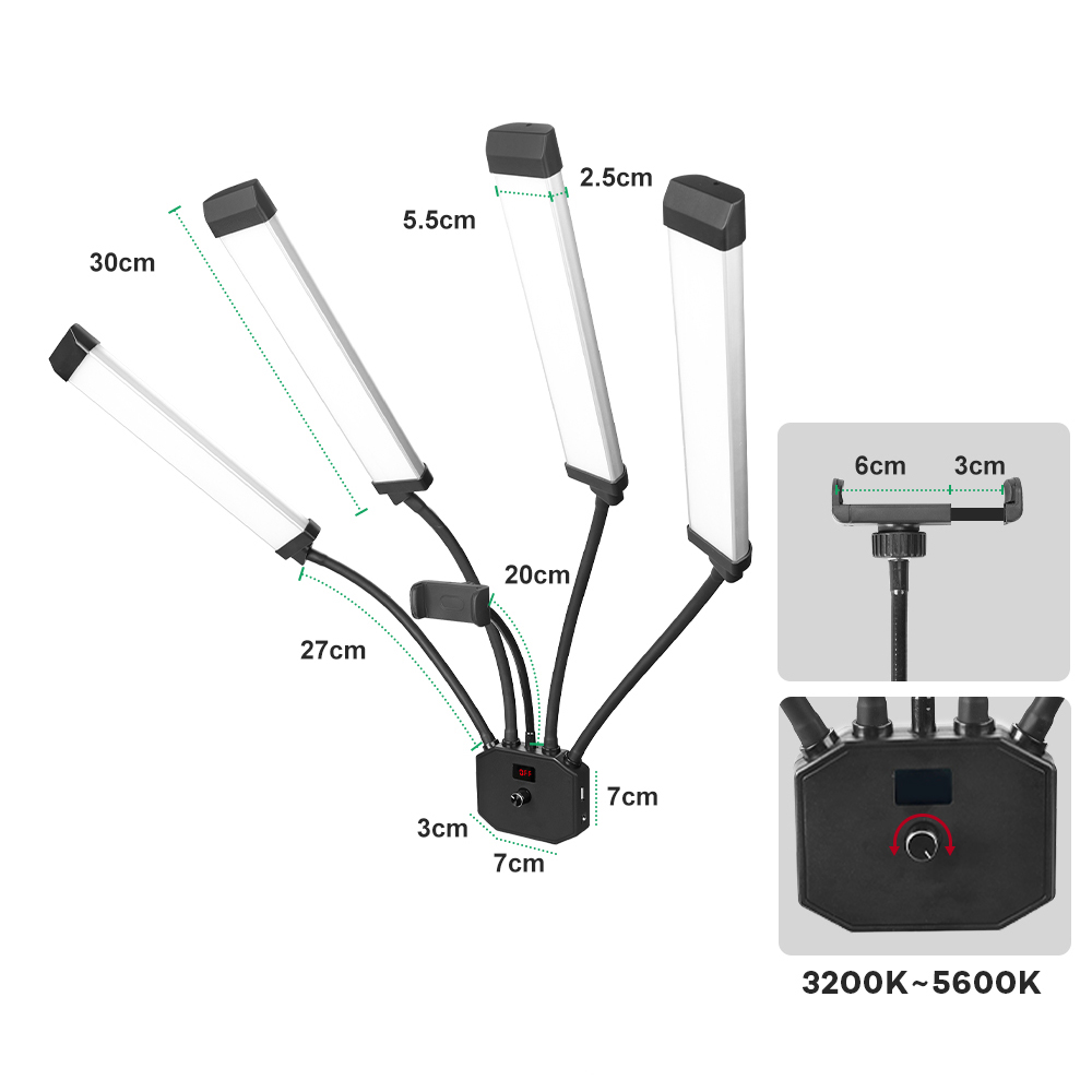 Flex Arm LED Fill Light Elimin - Beauty Makeup Video ulasan dan harga