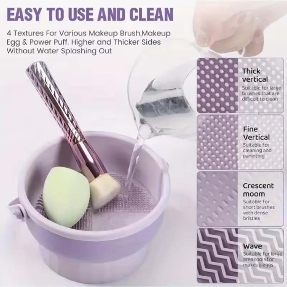 Makeup Brush Cleaning Bowl Bea - Beauty Makeup Tools Set ulasan dan harga