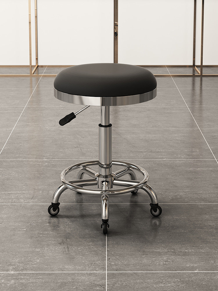 Big work lifting round stool b - Makeup Master Beauty Salon ulasan dan harga