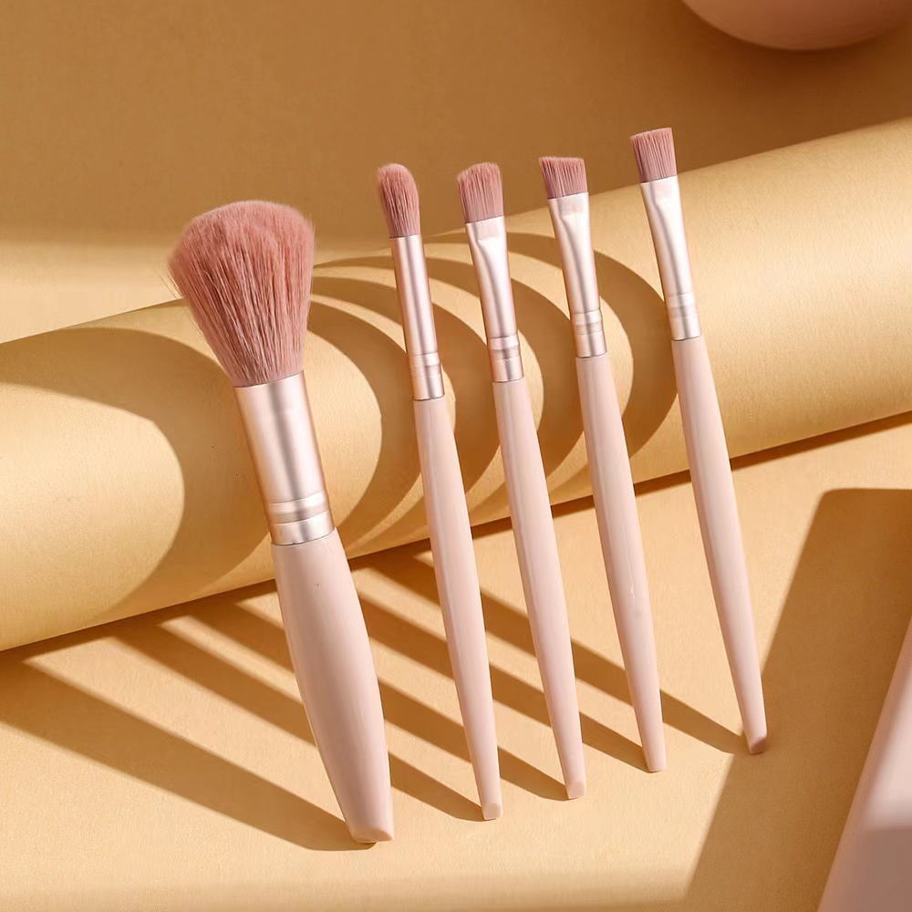5pcs Cosmetic Brush Kit With M - Beauty Makeup Tools Set ulasan dan harga