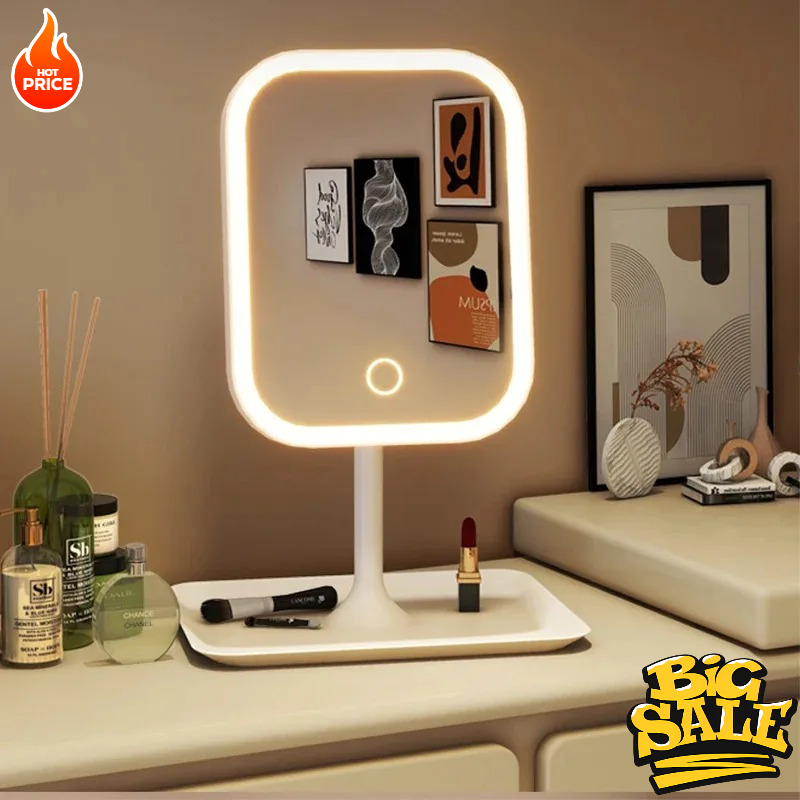 New  LED Modern Desktop Vanity - Beauty Makeup Vanity ulasan dan harga
