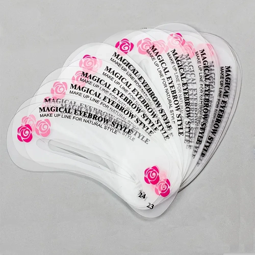 24 Styles Eyebrow Templates Ey - Beauty Makeup Tools Set ulasan dan harga