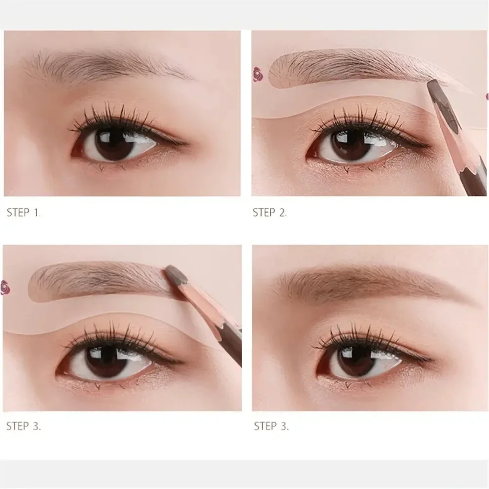 24 Styles Eyebrow Templates Ey - Beauty Makeup Tools Set ulasan dan harga