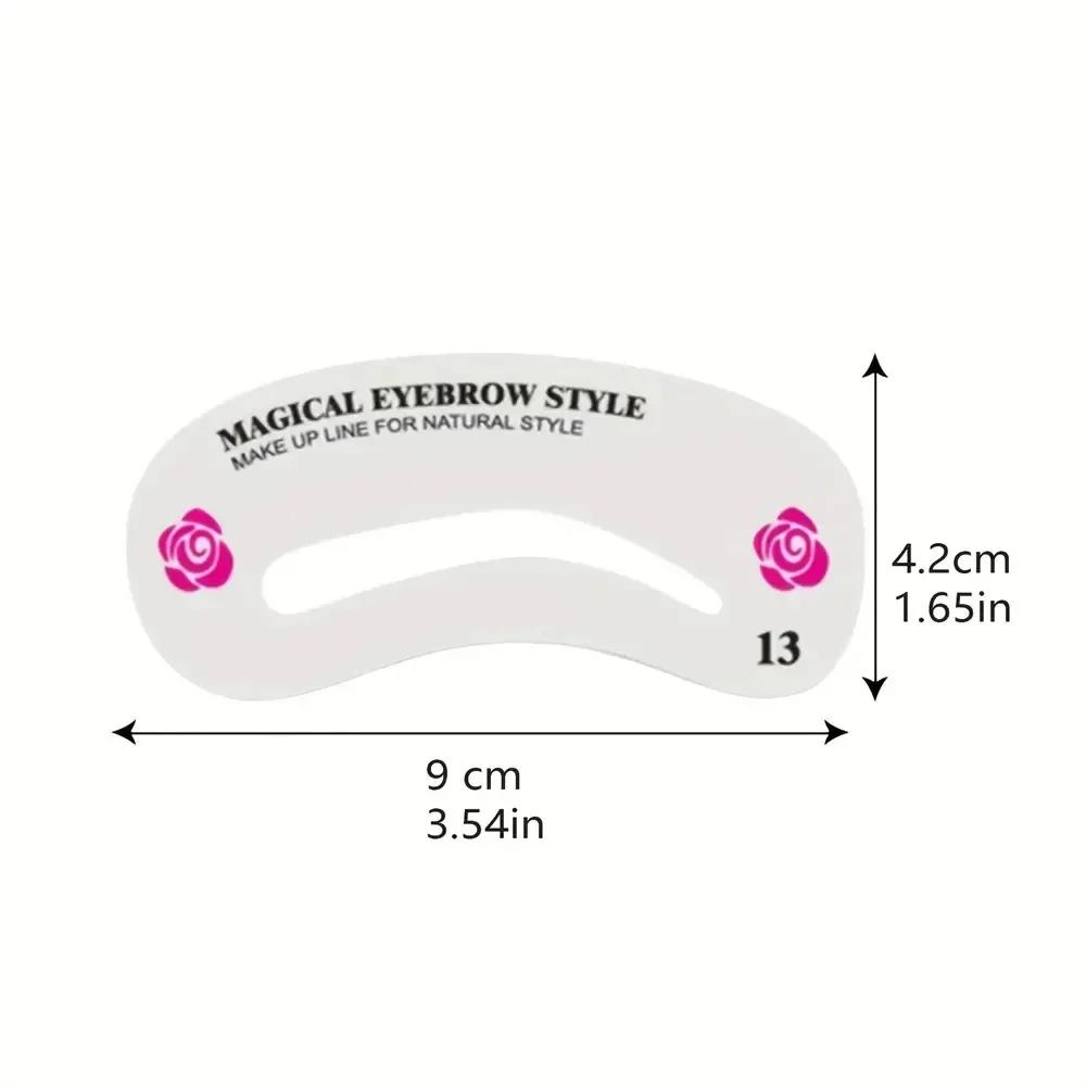 24 Styles Eyebrow Templates Ey - Beauty Makeup Tools Set ulasan dan harga