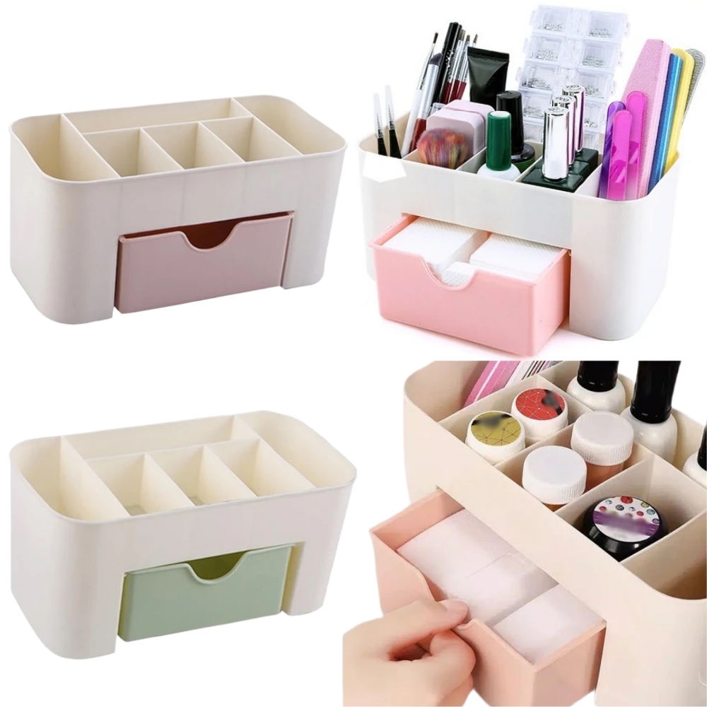 Nail Art Organizer Desktop Dra - Beauty Makeup Vanity ulasan dan harga