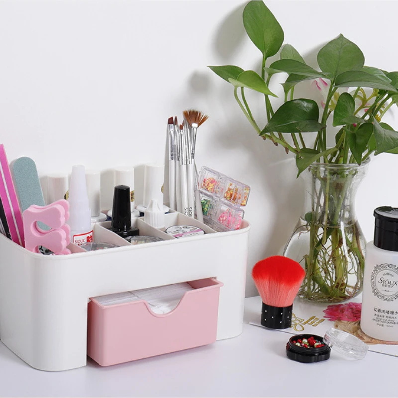 Nail Art Organizer Desktop Dra - Beauty Makeup Vanity ulasan dan harga