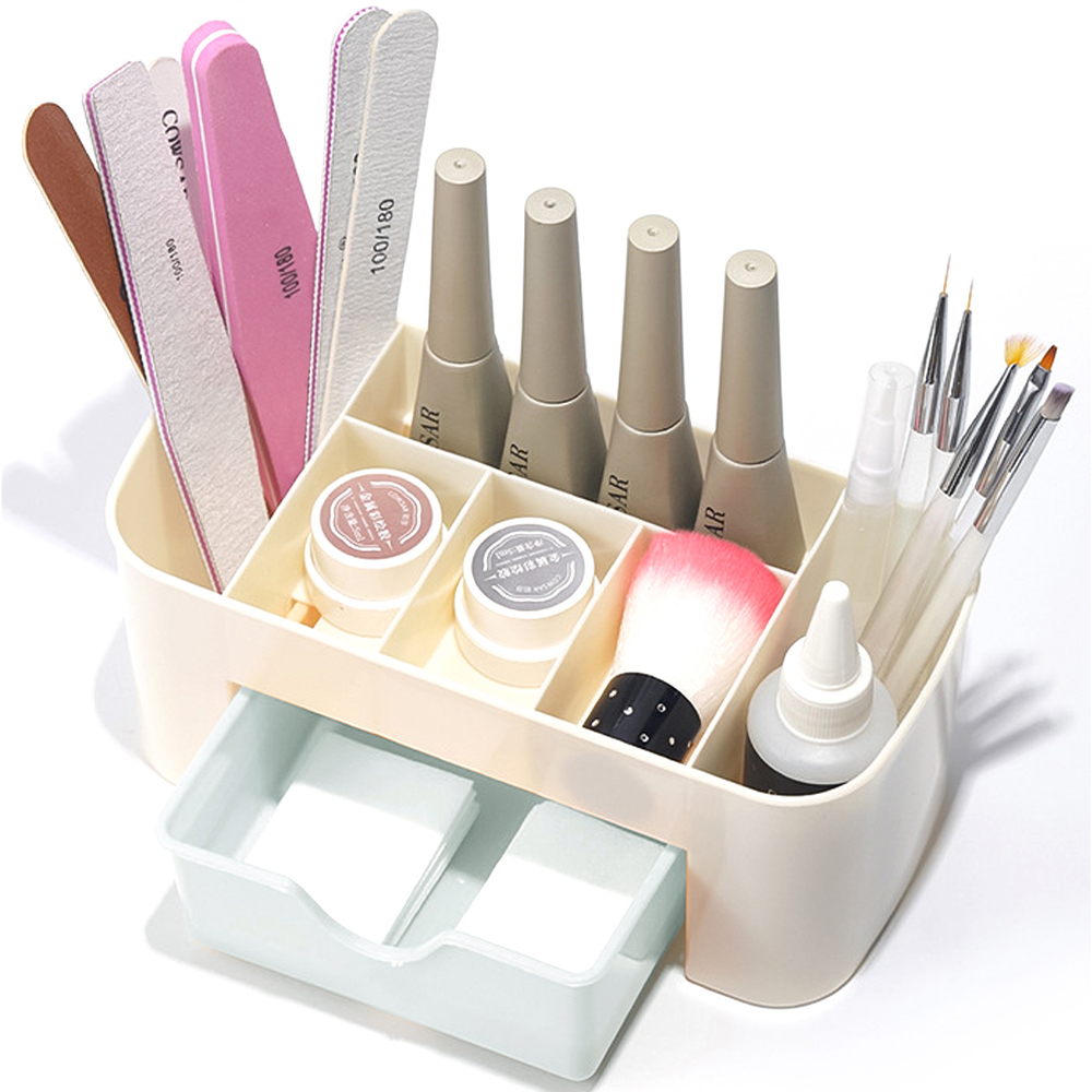 Nail Art Organizer Desktop Dra - Beauty Makeup Vanity ulasan dan harga