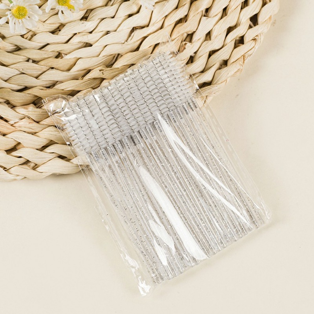 50-100PCS Crystal Eyelash Brus - Beauty Makeup Vanity ulasan dan harga