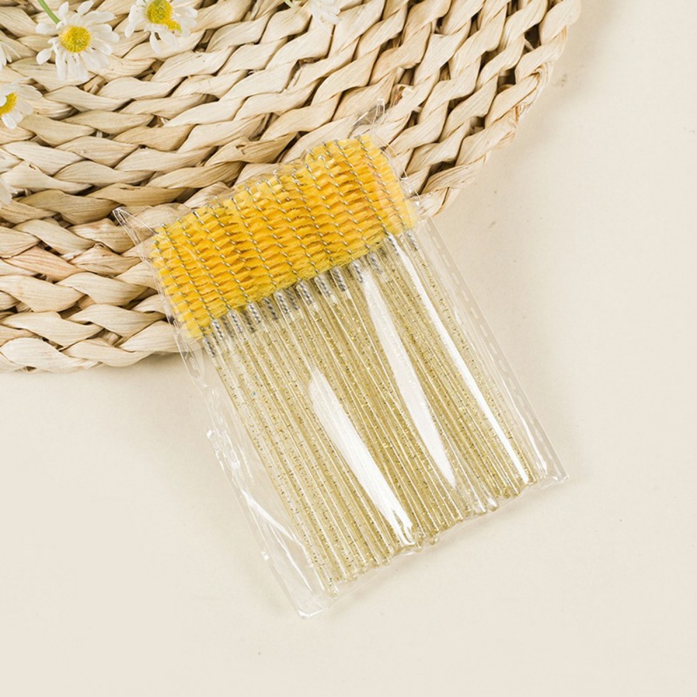 50-100PCS Crystal Eyelash Brus - Beauty Makeup Vanity ulasan dan harga