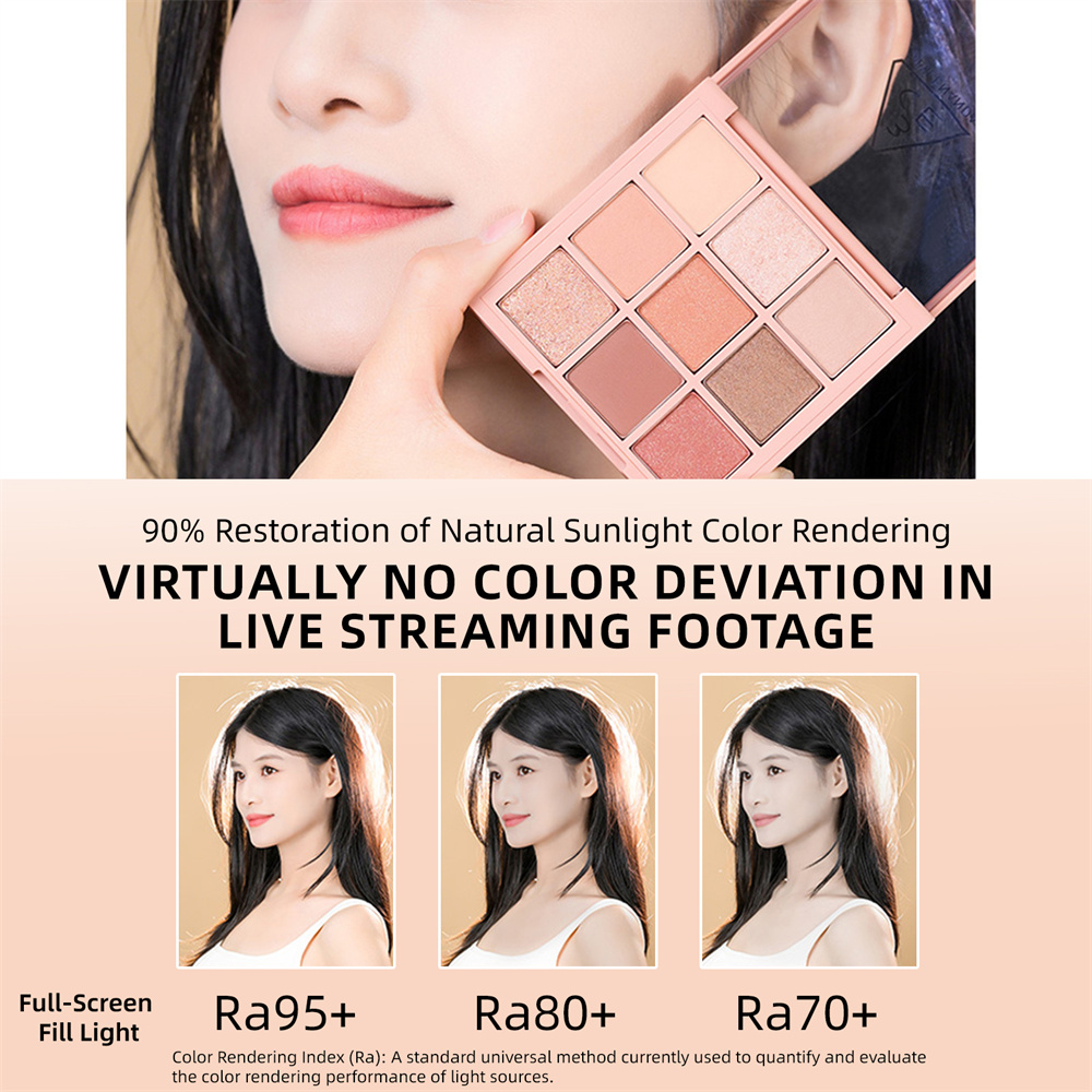 Full Screen LED Video Light Ra - Beauty Makeup Video ulasan dan harga