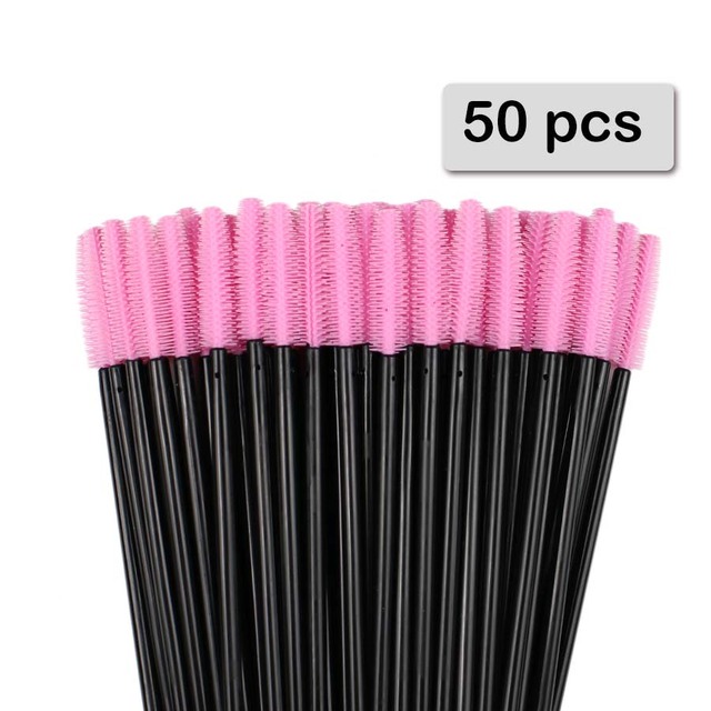 50pcs Silicone Mascara Wands A - Beauty Makeup Vanity ulasan dan harga