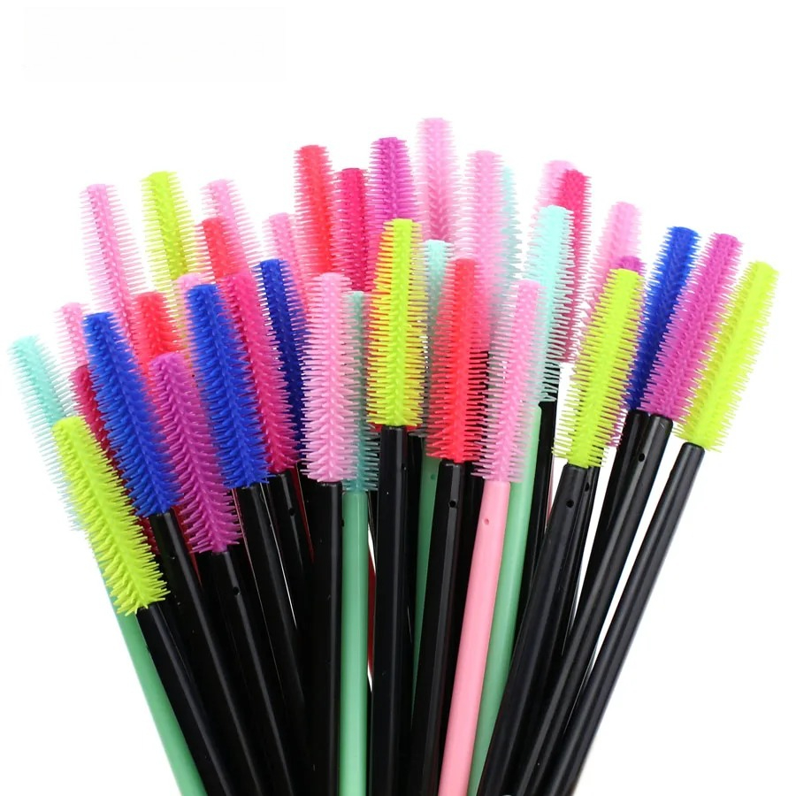50pcs Silicone Mascara Wands A - Beauty Makeup Vanity ulasan dan harga