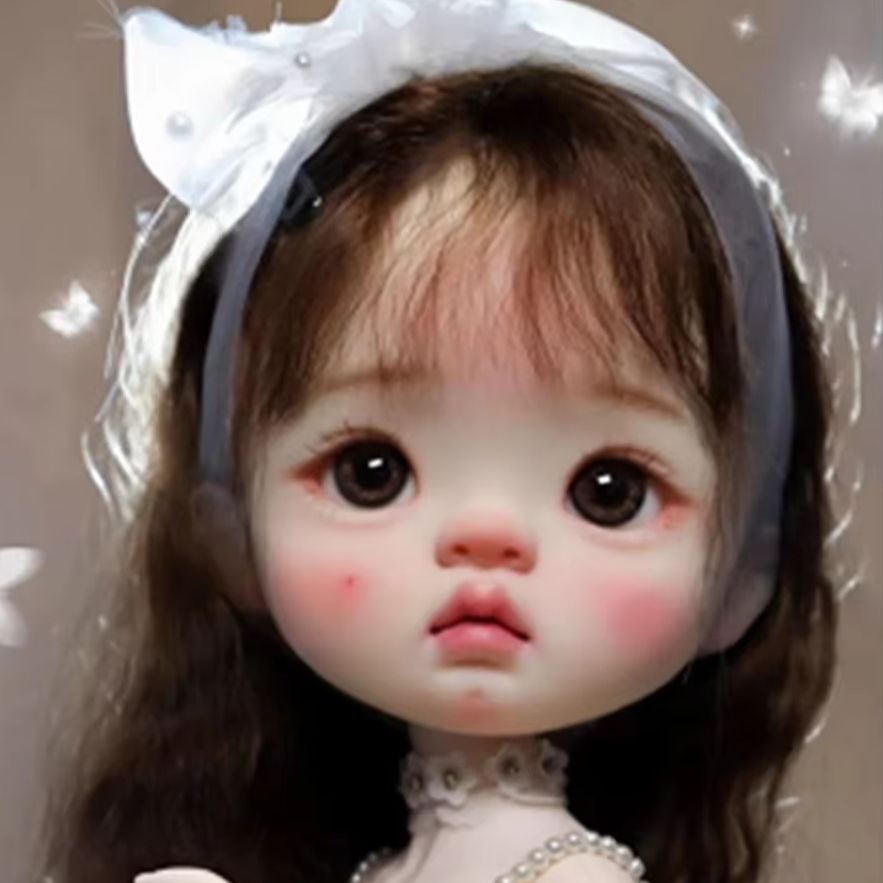 Amber Girl Head Resin Doll Par - Beauty Makeup Girl ulasan dan harga